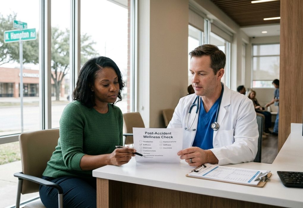 What to do after an accident in Dallas body check plan