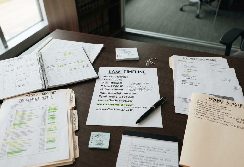New York personal injury claim timeline documents and calendar